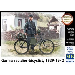 German Soldier-Bicyclist...
