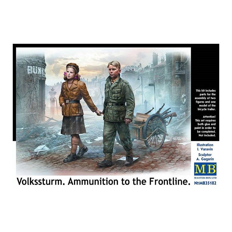 Volkssturm Ammunition to the Frontline  -  Master Box (1/35)