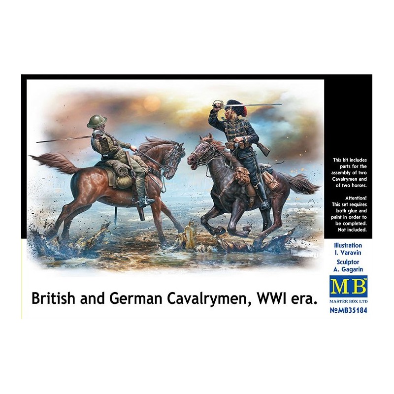 British & German Cavalrymen WWI  -  Master Box (1/35)