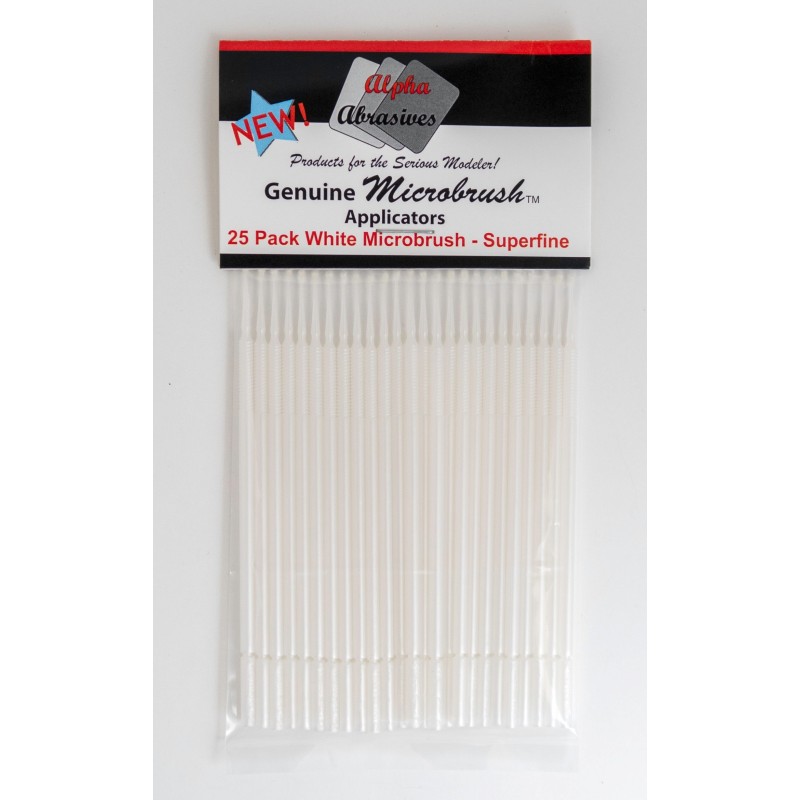 Microbrushes Superfine White (25pcs)  -  Flex-I-File