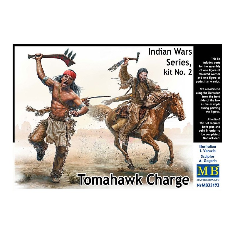 Indian Wars Series "Tomahawk Charge"  -  Master Box (1/35)