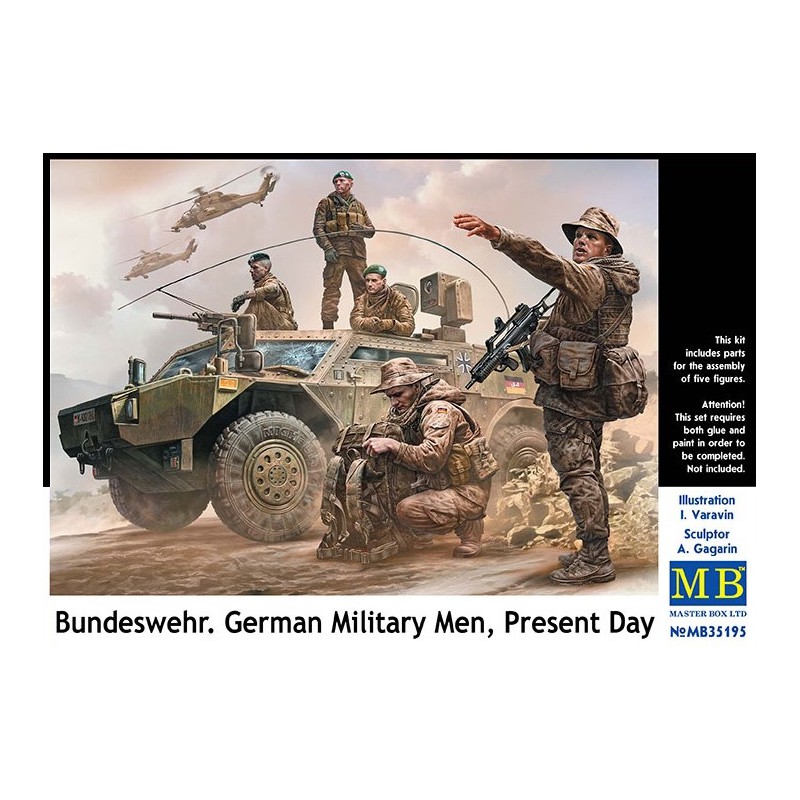 Bundeswehr German Military Men Present Day  -  Master Box (1/35)