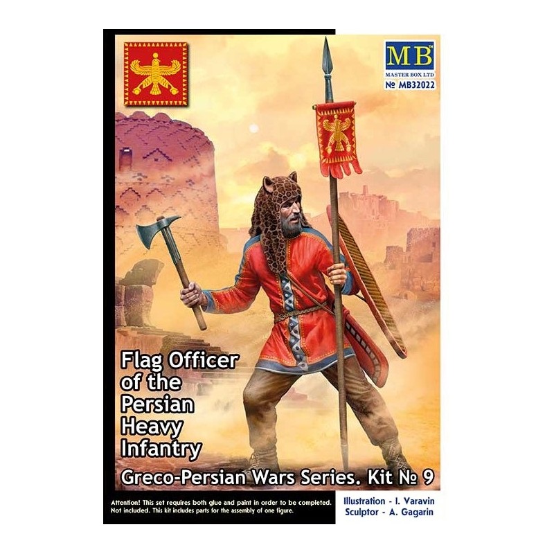 Flag Officer of the Persian Heavy Infantry Greco-Persian Wars  -  Master Box (1/32)