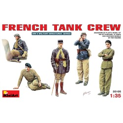 French Tank Crew WWII  -...