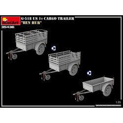 G-518 US 1t Cargo Trailer "Ben Hur"  -  MiniArt (1/35)