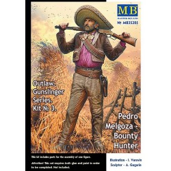 Outlaw Gunslinger Series Pedro Melgoza Bounty Hunter  -  Master Box (1/35)