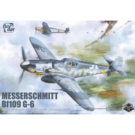 Messerschmitt Bf109 G-6 w/WGr.21 & Full Engine and Weapon Interior  -  Border (1/35)