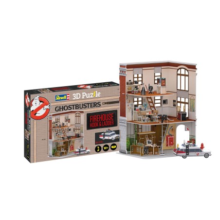 3D Puzzle  Ghostbusters Firehouse Hook & Ladder  -  Revell