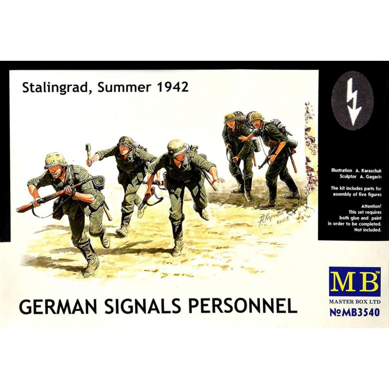 German Signals Personnel (Stalingrad Summer 1942)  -  Master Box (1/35)