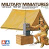 Tent Set with Communication Soldier Figure  -  Tamiya (1/35)