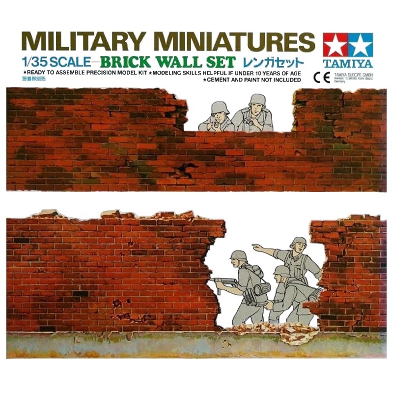 Brick Wall Set  -  Tamiya (1/35)