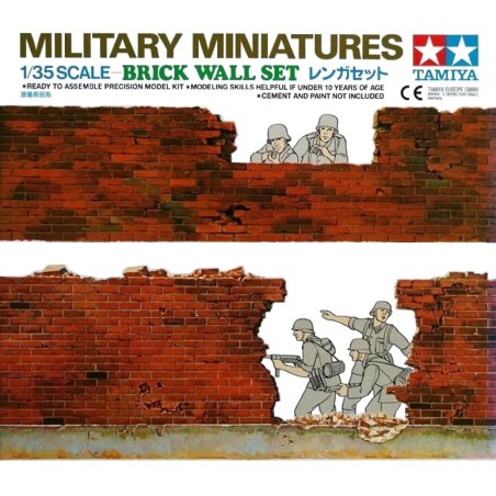 Brick Wall Set  -  Tamiya (1/35)