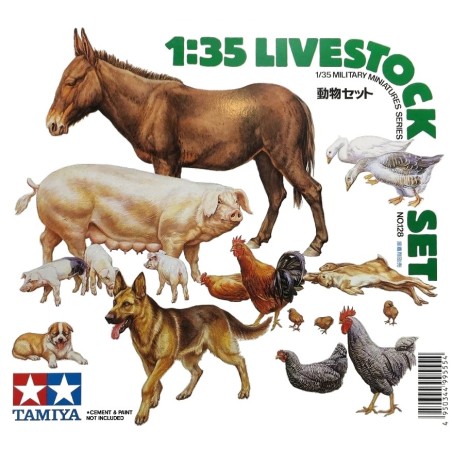 Livestock Set  -  Tamiya (1/35)