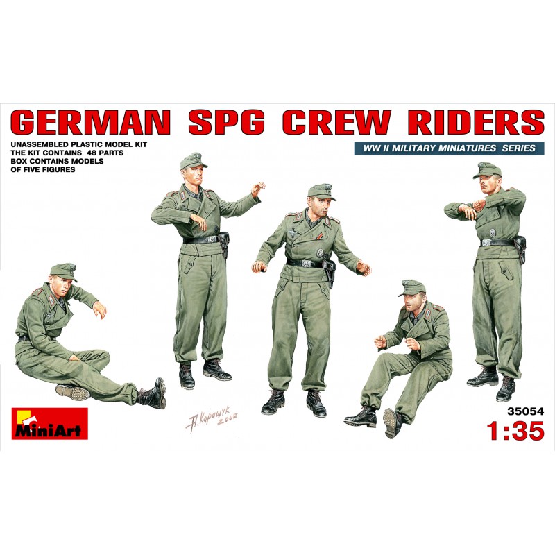 German SPG Crew Riders WWII  -  MiniArt (1/35)