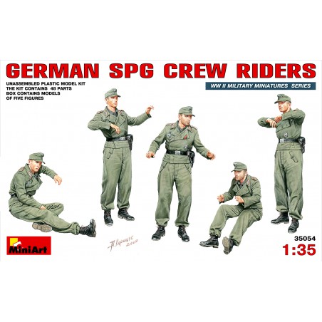 German SPG Crew Riders WWII  -  MiniArt (1/35)