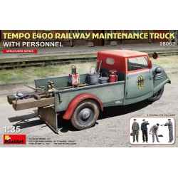 Tempo E400 Railway Maintenance Truck with Personnel  -  MiniArt (1/35)