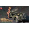 Willys Jeep 1/4 Ton 4x4 Utility Truck w/Blond Girl's Figure  -  Hasegawa (1/24)