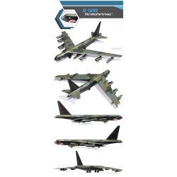 Boeing B-52D Stratofortress  -  Academy (1/144)