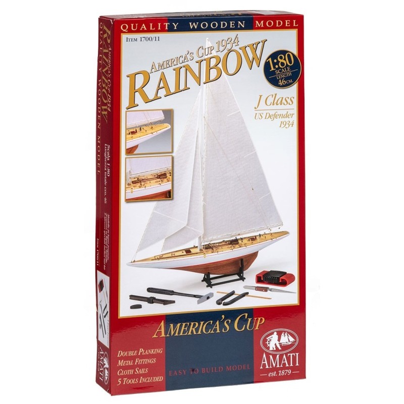 Americas Cup 1934 Rainbow (Tools Included)  -  Amati (1/80)