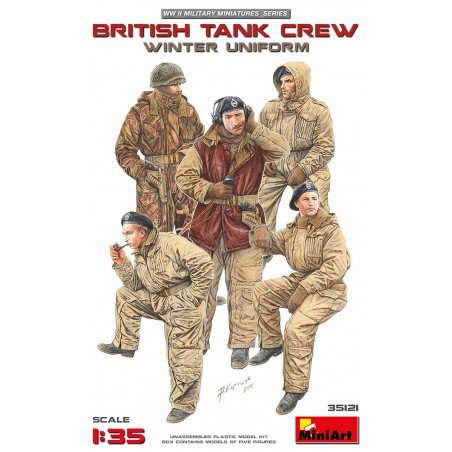 British Tank Crew Winter Uniform WWII  -  MiniArt (1/35)