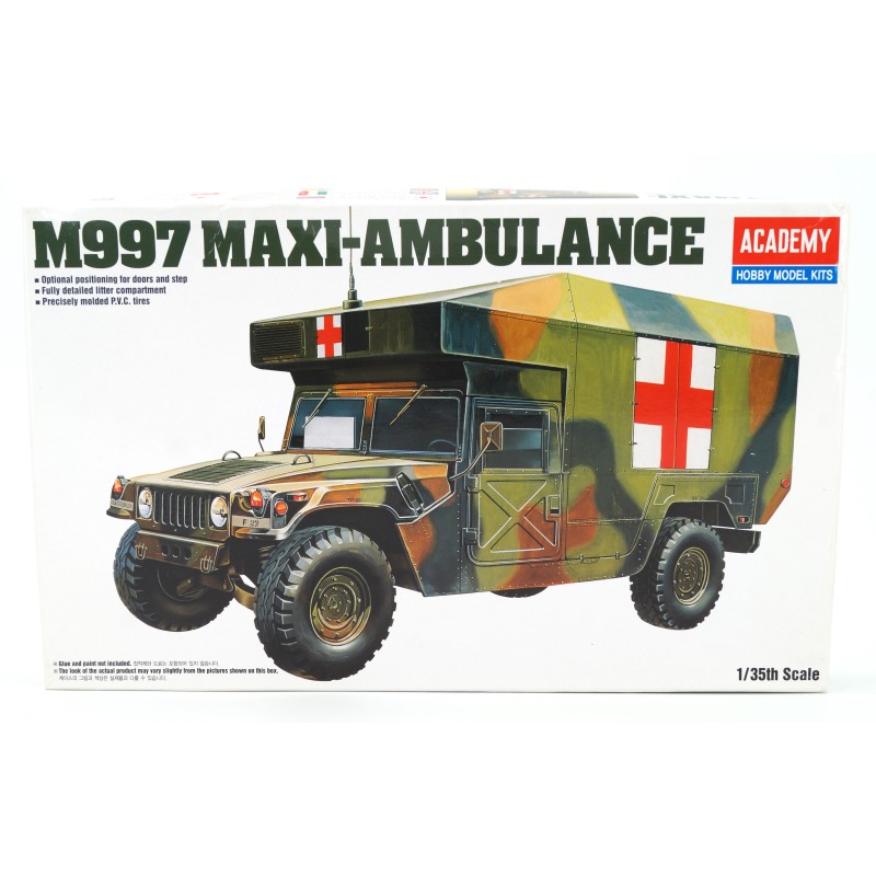HMMWV-Hummer-Humvee M997 4x4 Ambulance  -  Academy (1/35)