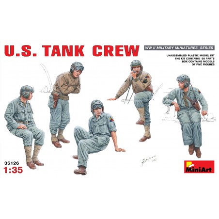 U.S. Tank Crew WWII  -  MiniArt (1/35)