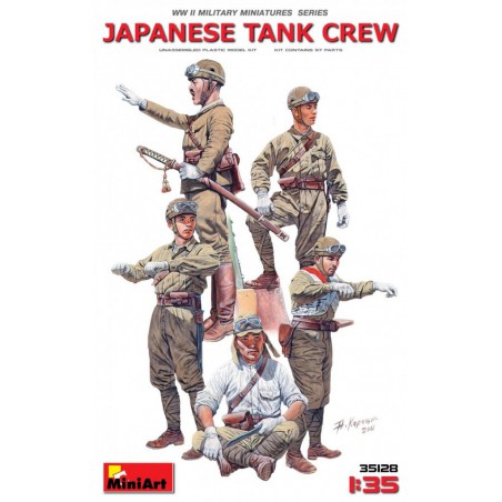 Japanese Tank Crew WWII  -  MiniArt (1/35)