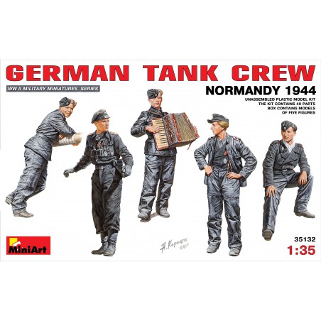 German Tank Crew (Normandy 1944)  -  MiniArt (1/35)