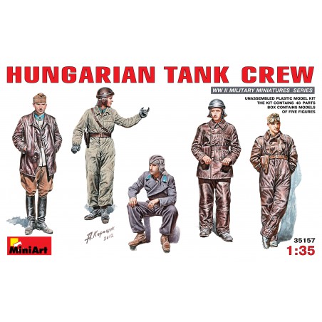 Hungarian Tank Crew WWII  -  MiniArt (1/35)