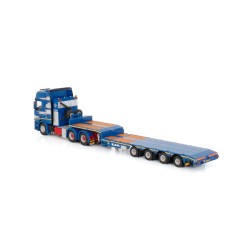 Scania R Highline CR20H 6x4 + Semi Low Loader (4 Axle) "P.Adams"  -  WSI (1/50)