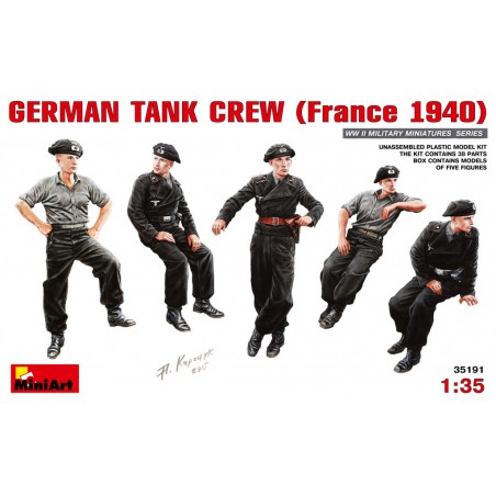 German Tank Crew (France 1940)  -  MiniArt (1/35)