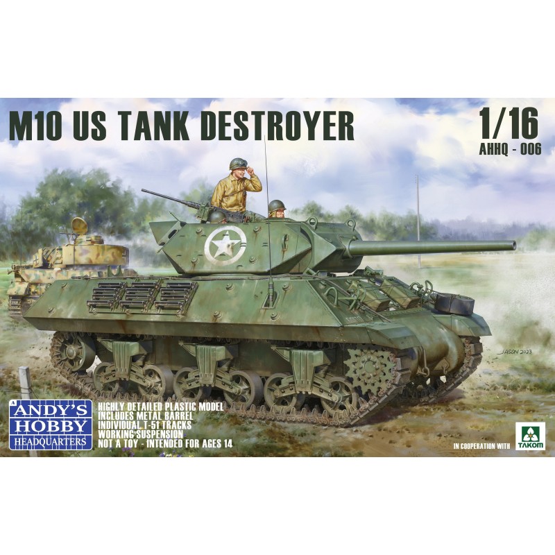 U.S. M10 Tank Destroyer "Wolverine"  -  Takom (1/16)