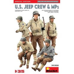 U.S. Jeep Crew & MP's (Special Edition)  -  MiniArt (1/35)