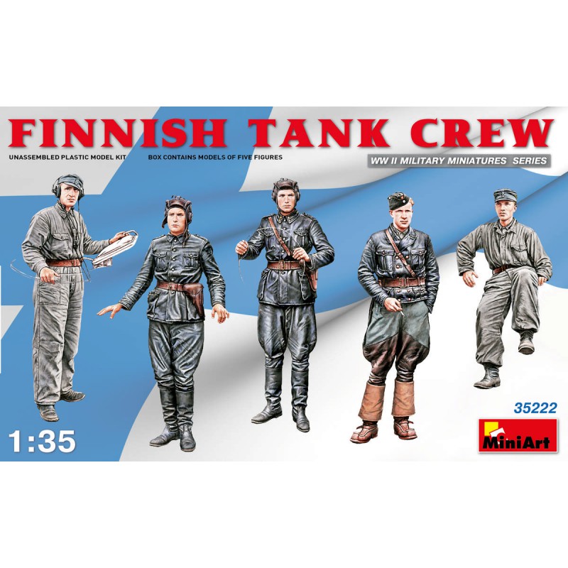 Finnish Tank Crew WWII  -  MiniArt (1/35)