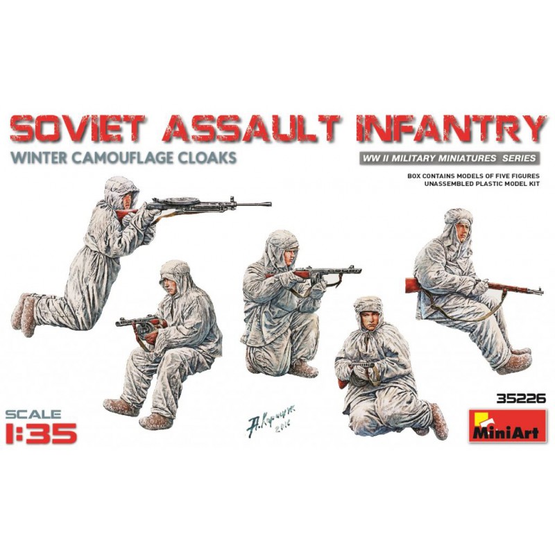 Soviet Assault Infantry WWII  -  MiniArt (1/35)