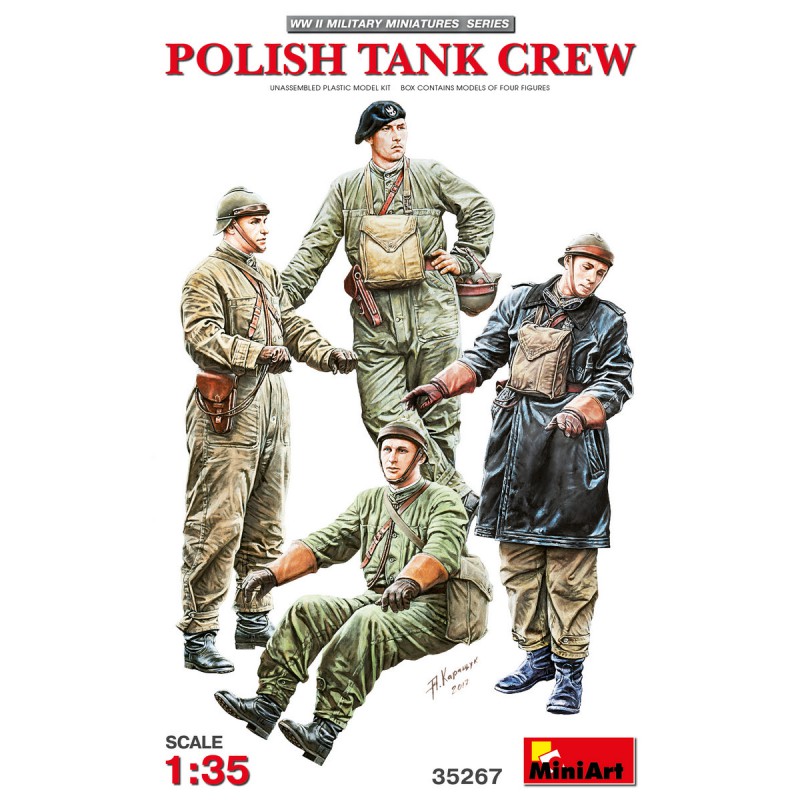 Polish Tank Crew WWII  -  MiniArt (1/35)