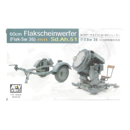 60cm Flakscheinwerfer (Flak-Sw 36) mit Sd.Ah.51  -  AFV Club (1/35)