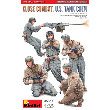 U.S. Tank Crew Close Combat WWII  -  MiniArt (1/35)