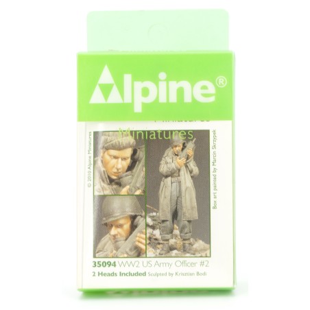 US Army Officer n°2  -  Alpine Miniatures (1/35)