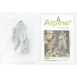 US Army Officer n°2  -  Alpine Miniatures (1/35)
