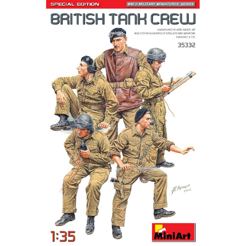 British Tank Crew WWII  -  MiniArt (1/35)