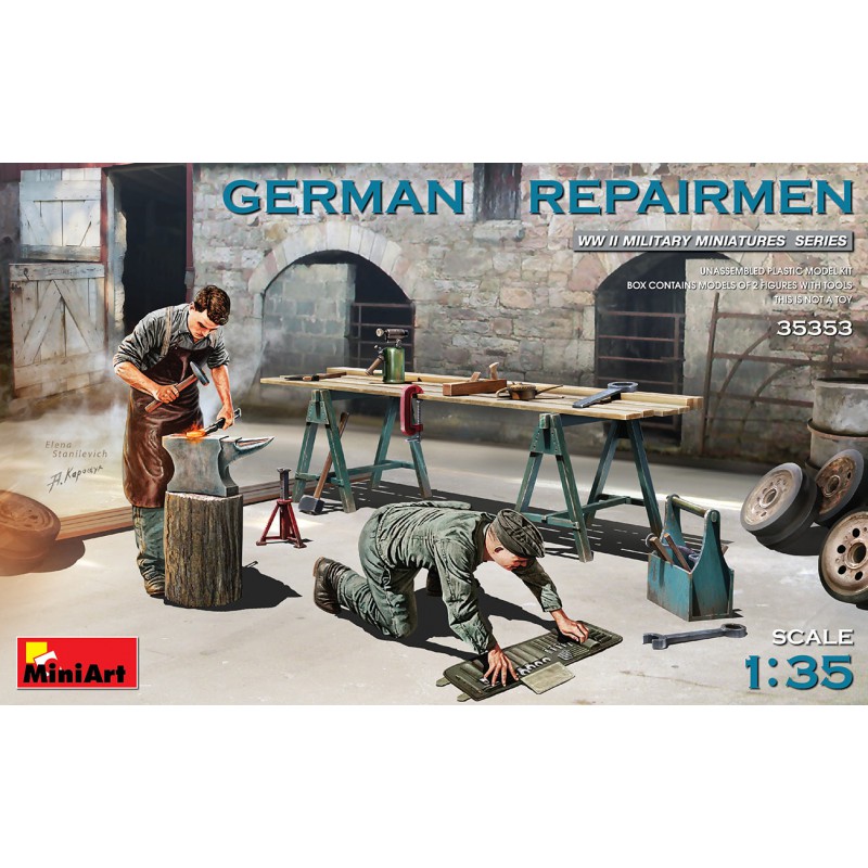 German Repairmen WWII  -  MiniArt (1/35)