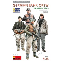 German Tank Crew (Kharkov 1943) "Resin Heads"  -  MiniArt (1/35)