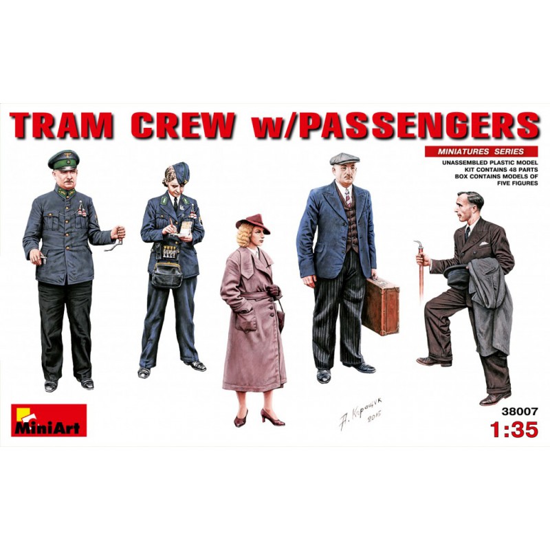 Tram Crew & Passengers  -  MiniArt (1/35)