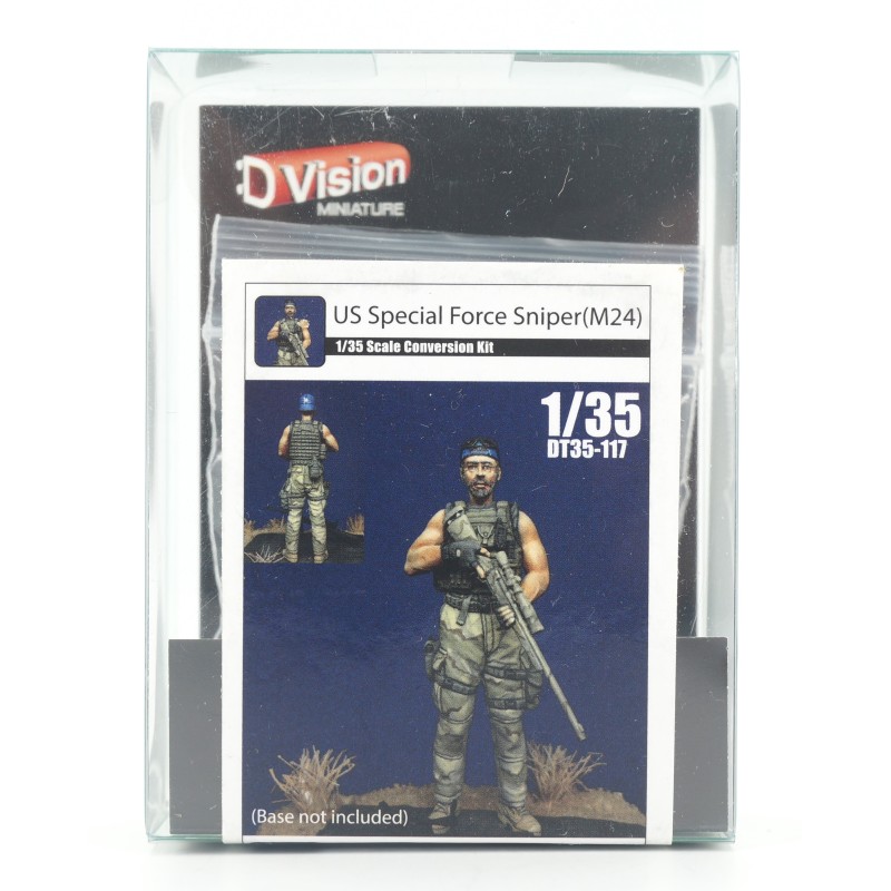 U.S. Special Force Sniper (M24)  -  D Vision Miniature (1/35)