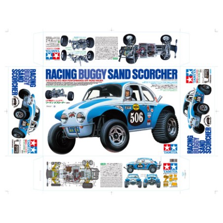 Racing Buggy Sand Scorcher  -  Tamiya (1/10)