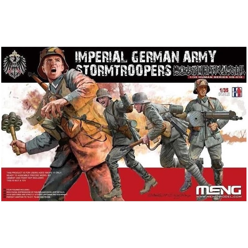 Imperial Germany Army Stormtroopers  -  Meng (1/35)