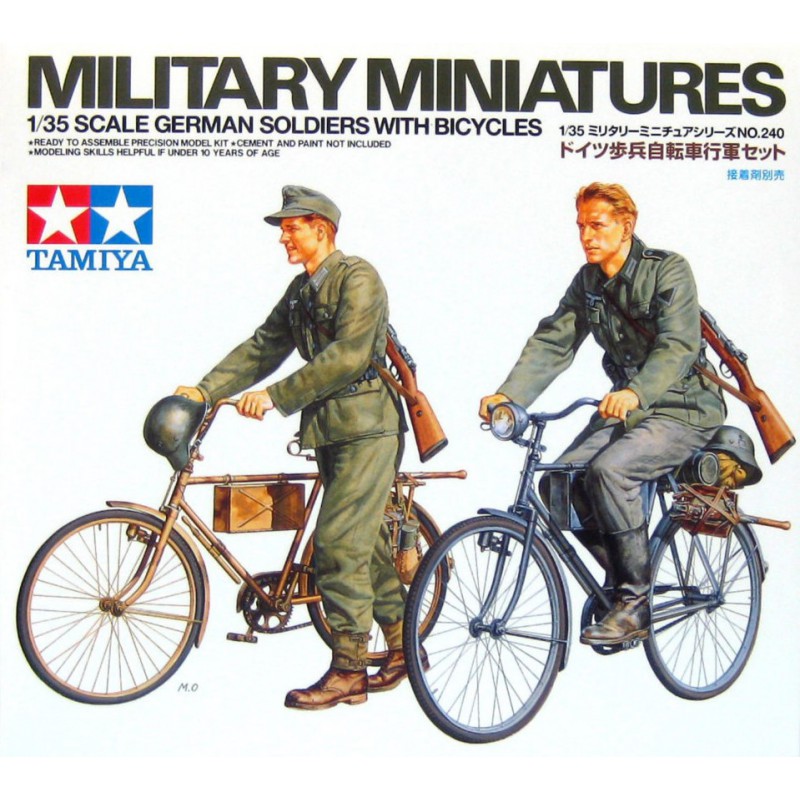 German Soldiers with Bicycles  -  Tamiya (1/35)