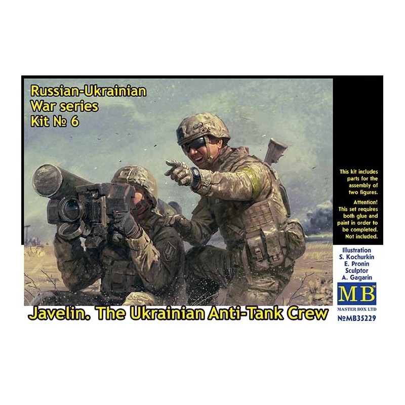 Russian-Ukrainian War Series Kit n°6 - Javelin The Ukrainian Anti-Tank Crew  -  Master Box (1/35)