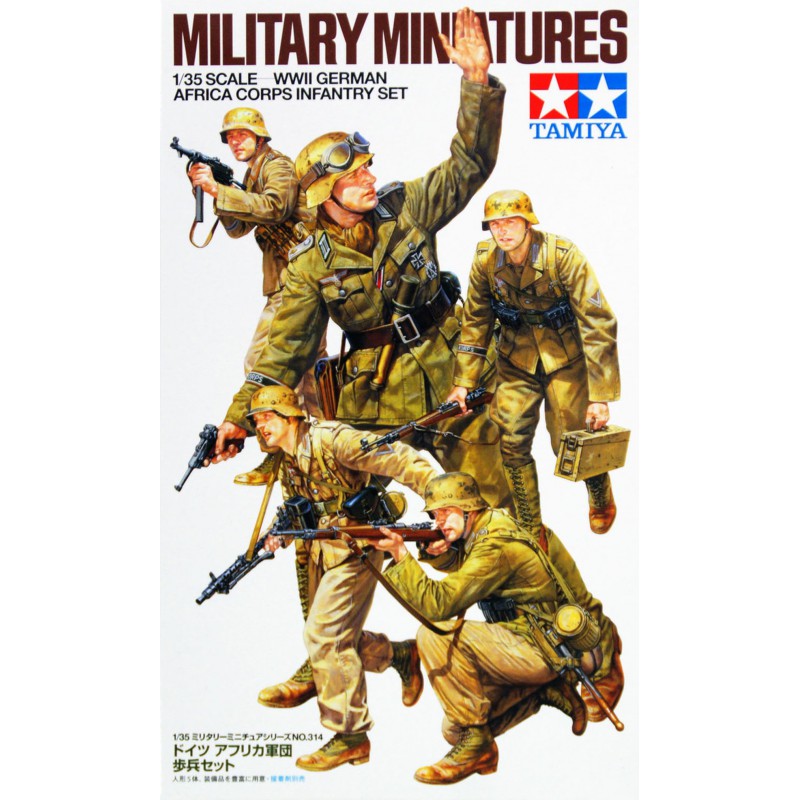 German Africa Corps infantry Set  -  Tamiya (1/35)